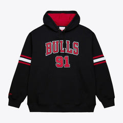 Dennis Rodman Chicago Bulls Name & Number Hoodie Black - Mitchell & Ness outlet