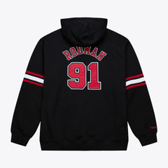 Dennis Rodman Chicago Bulls Name & Number Hoodie Black - Mitchell & Ness outlet