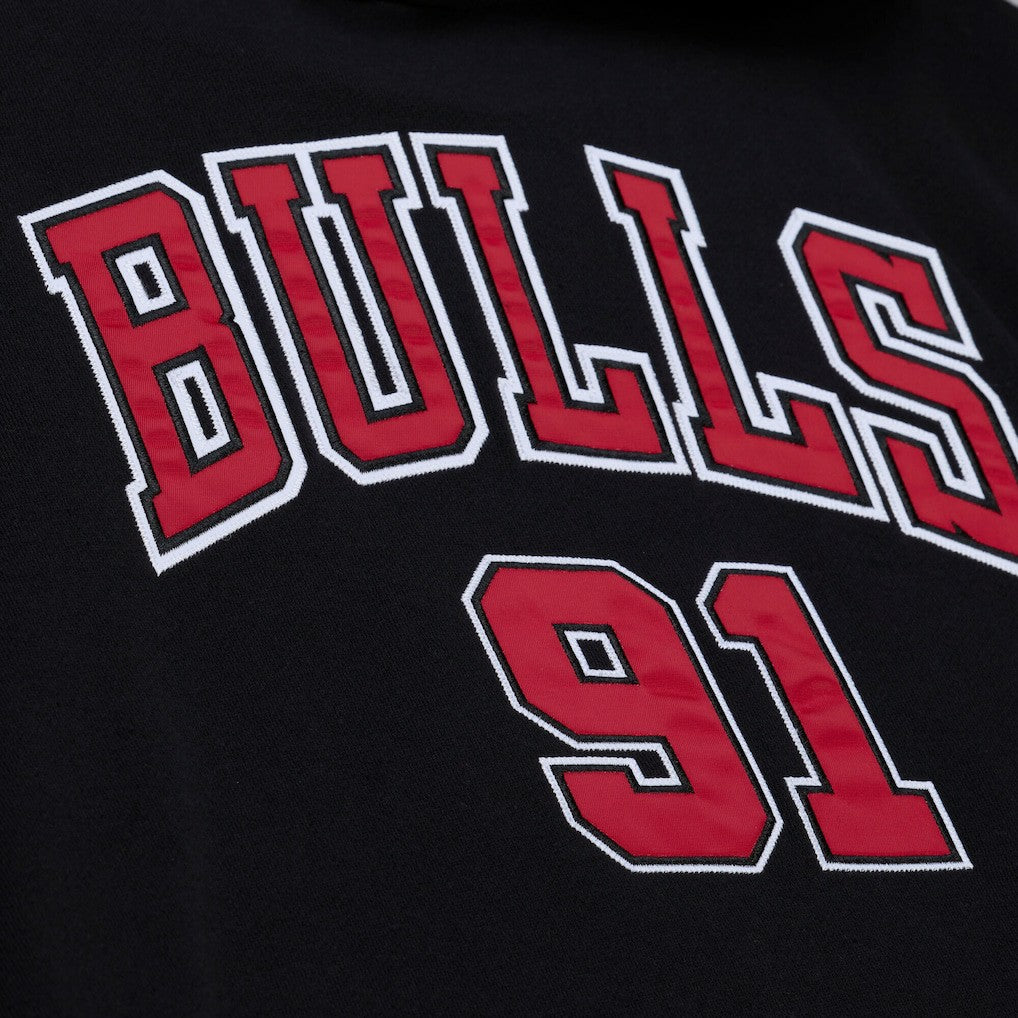 Dennis Rodman Chicago Bulls Name & Number Hoodie Black - Mitchell & Ness outlet