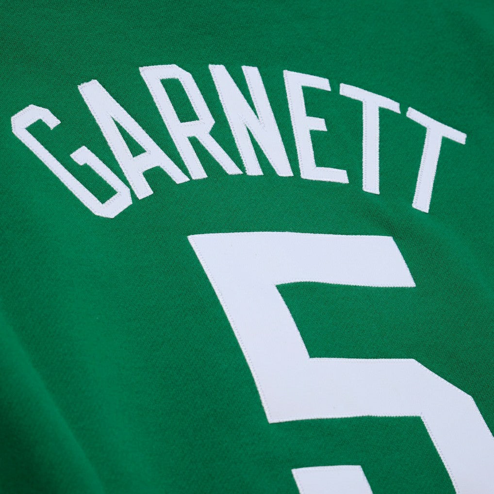 Kevin Garnett Boston Celtics Name & Number Hoodie Kelly Green - Mitchell & Ness