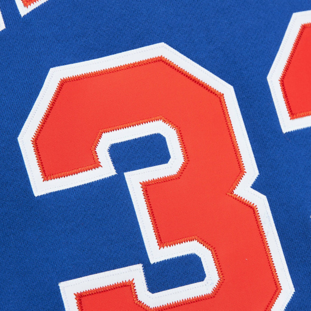 Patrick Ewing New York Knicks Name & Number Hoodie Blue - Mitchell & Ness outlet