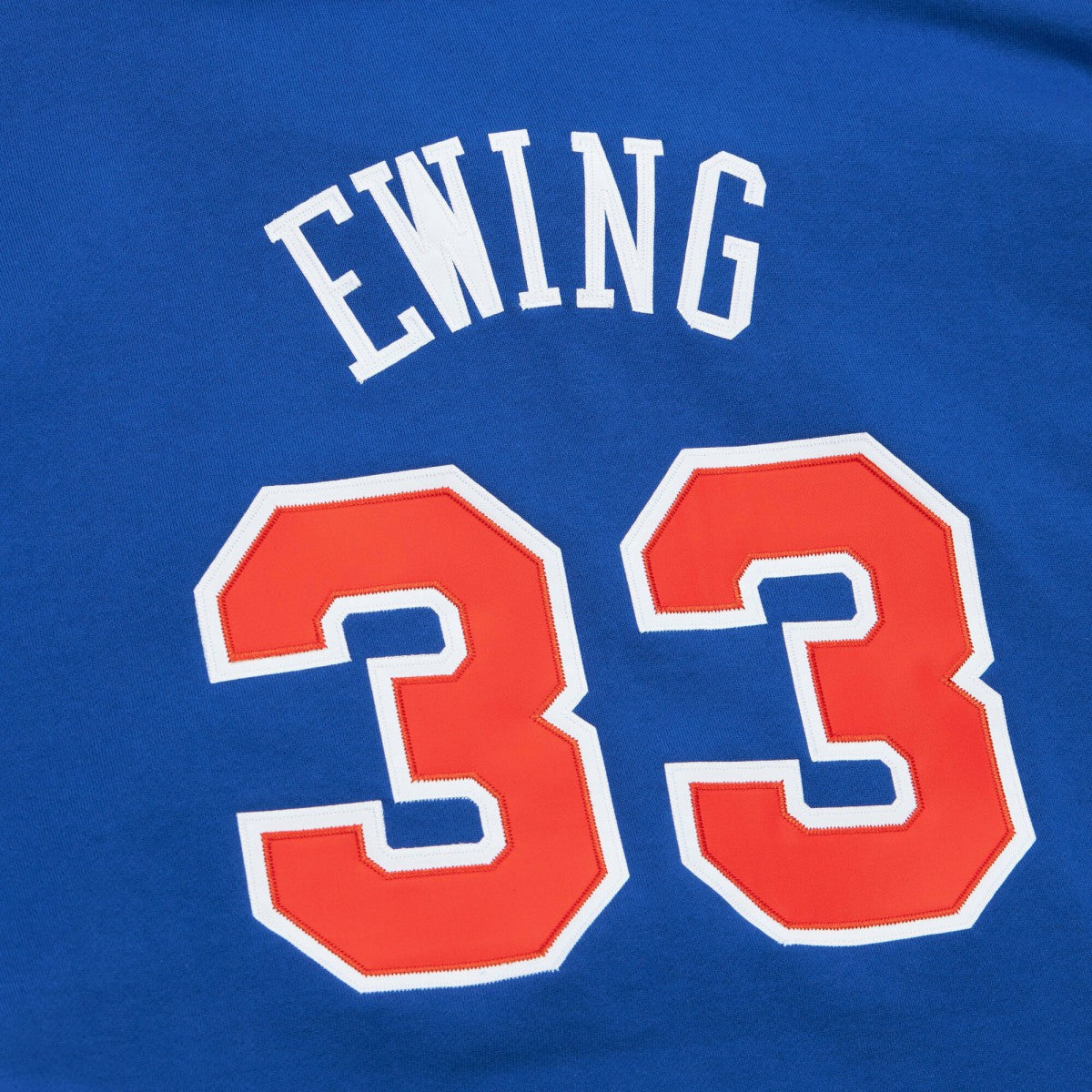 Patrick Ewing New York Knicks Name & Number Hoodie Blue - Mitchell & Ness outlet