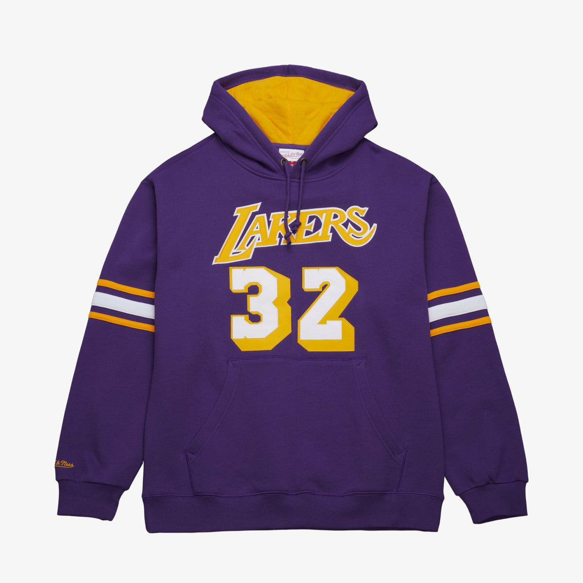 Magic Johnson Los Angeles Lakers Name & Number Hoodie Purple - Mitchell & Ness