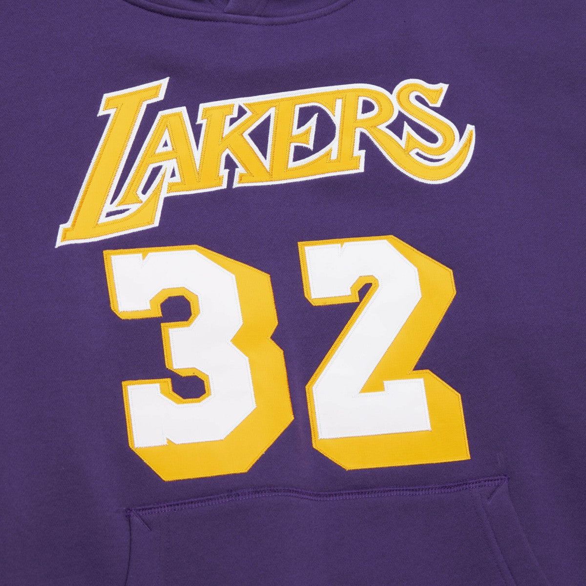 Magic Johnson Los Angeles Lakers Name & Number Hoodie Purple - Mitchell & Ness