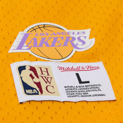 Shaquille O'Neal Los Angeles Lakers Mesh Name & Number Short Sleeve Hoodie Gold - Mitchell & Ness outlet