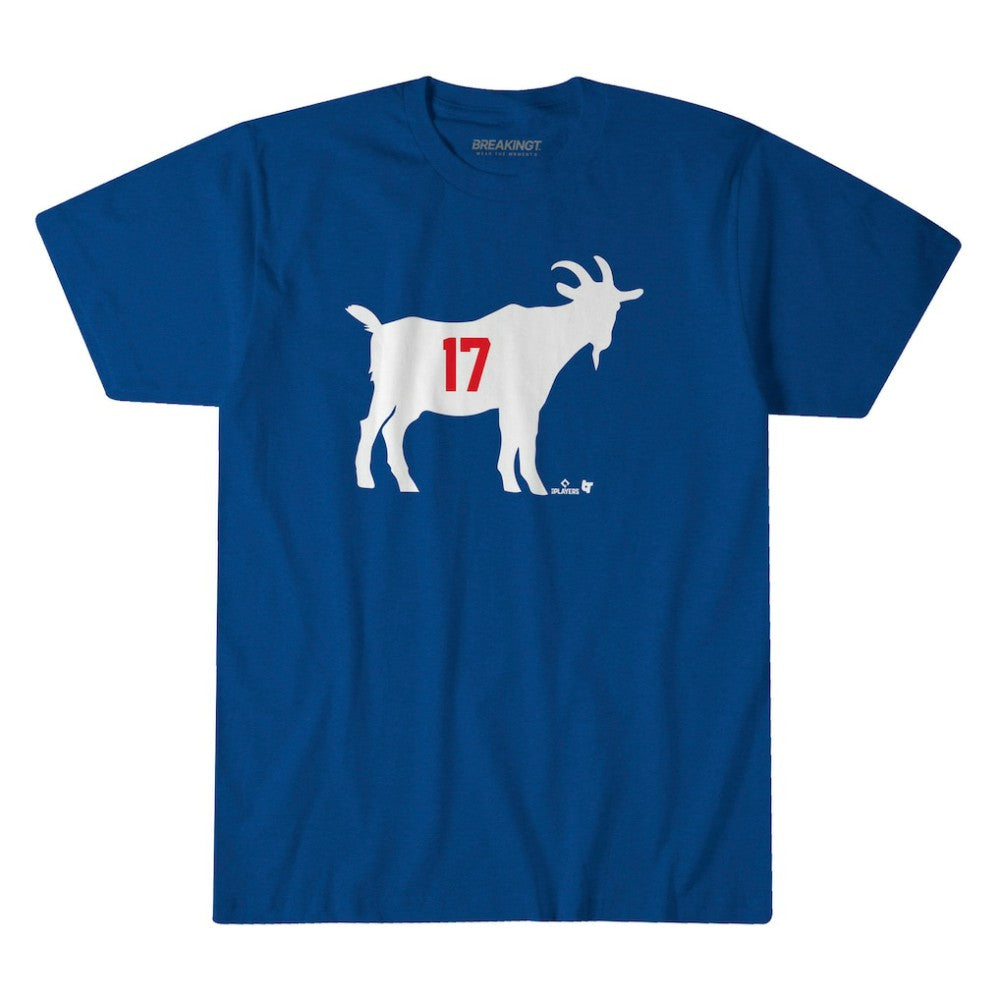 Shohei Ohtani Los Angeles Dodgers BreakingT Unisex GOAT T-Shirt - Royal T-shirts
