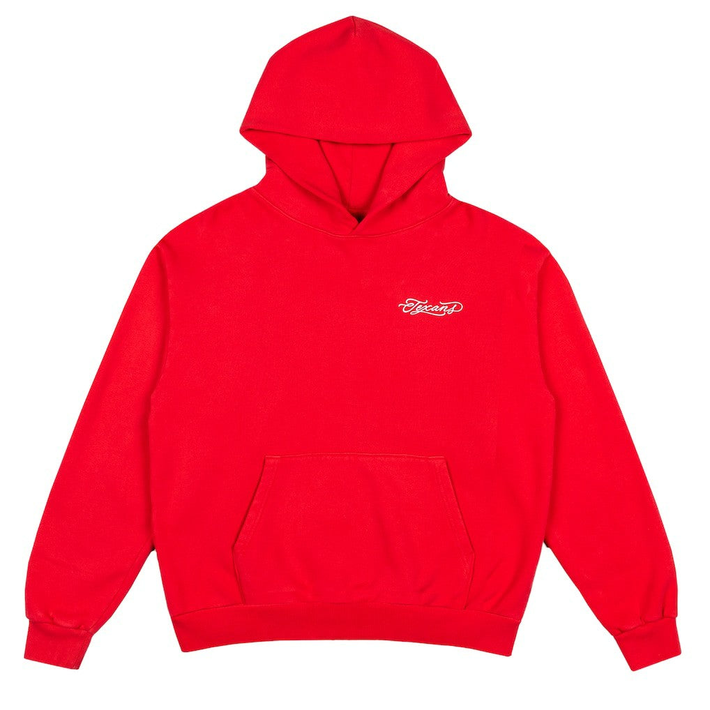Houston Texans Born x Raised Unisex Fine Line Hoodie - Red Hoodies