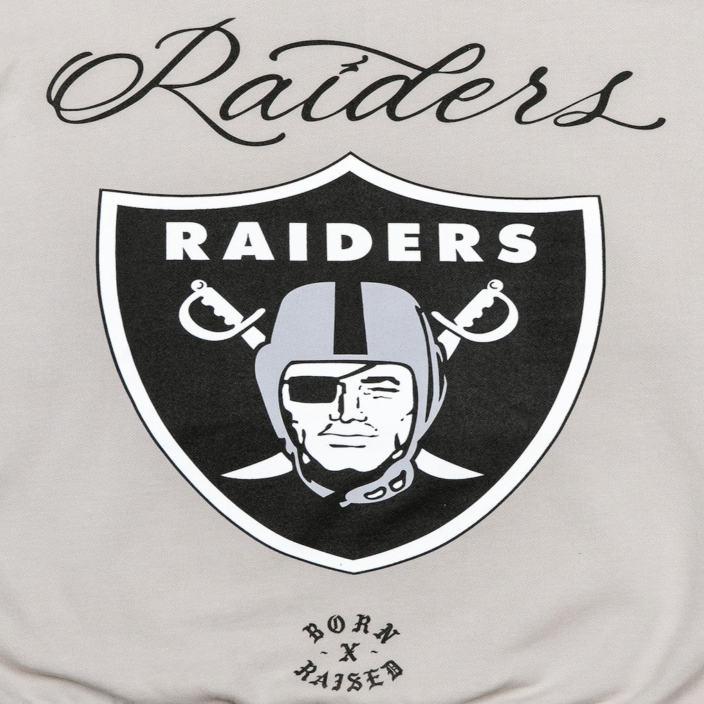 Las Vegas Raiders Born x Raised Unisex Fine Line Hoodie - Silver Hoodies