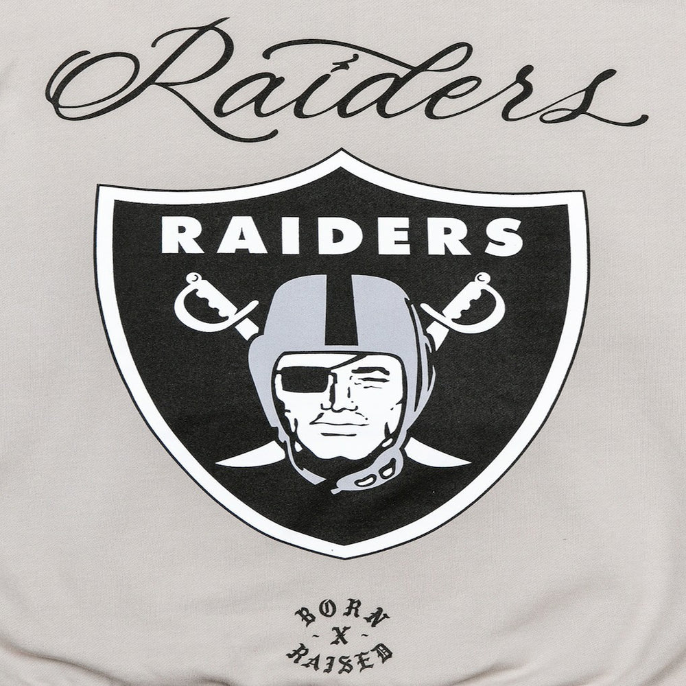 Las Vegas Raiders Born x Raised Unisex Fine Line Hoodie - Silver Hoodies
