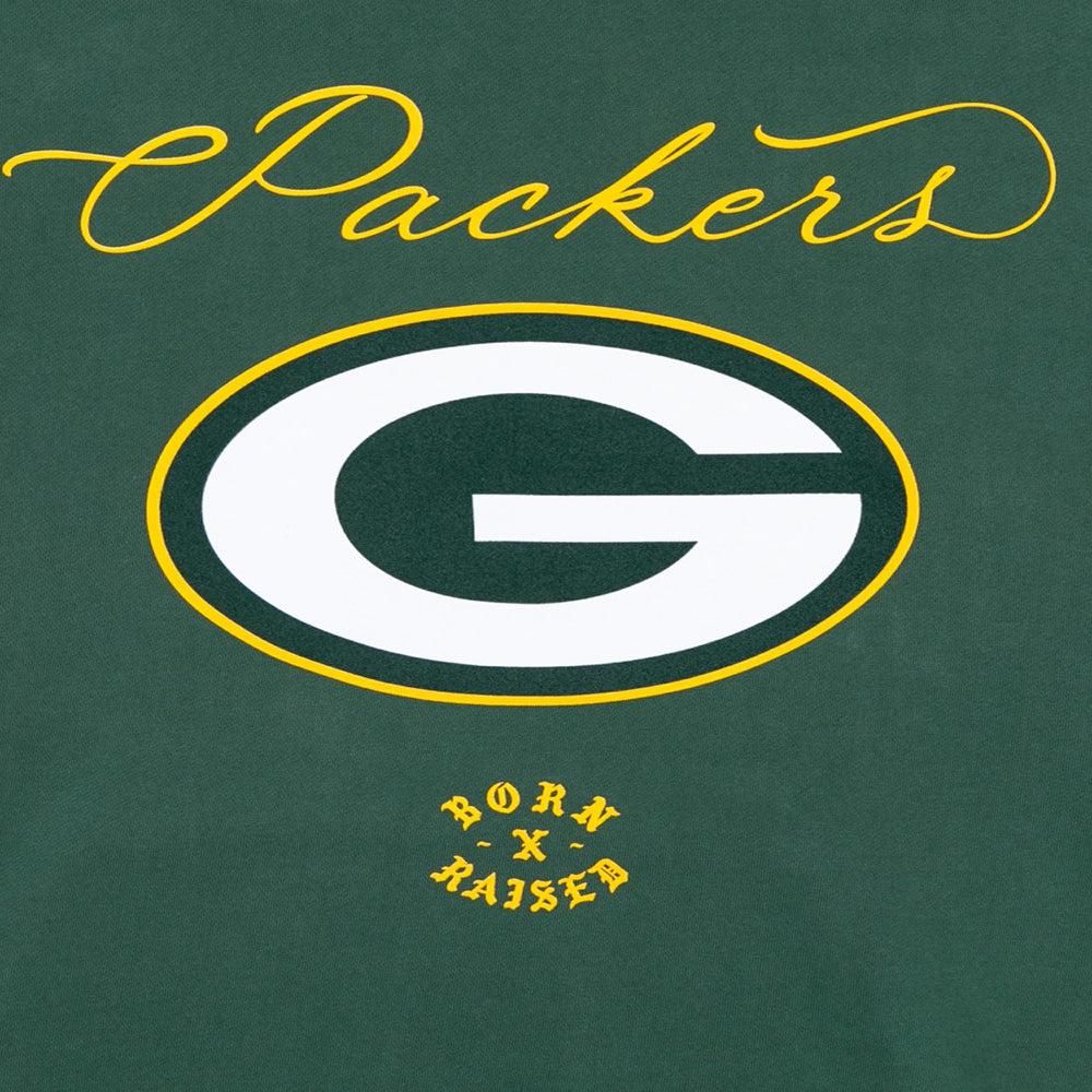 Green Bay Packers Born x Raised Unisex Fine Line Hoodie - Green Hoodies