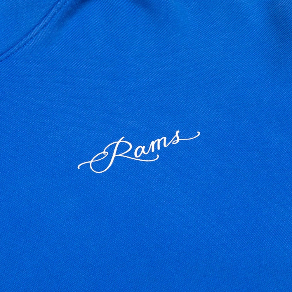 Los Angeles Rams Born x Raised Unisex Fine Line Hoodie - Royal Hoodies