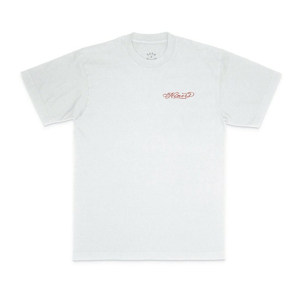 San Francisco 49ers Born x Raised Unisex Fine Line T-Shirt - White T-shirts