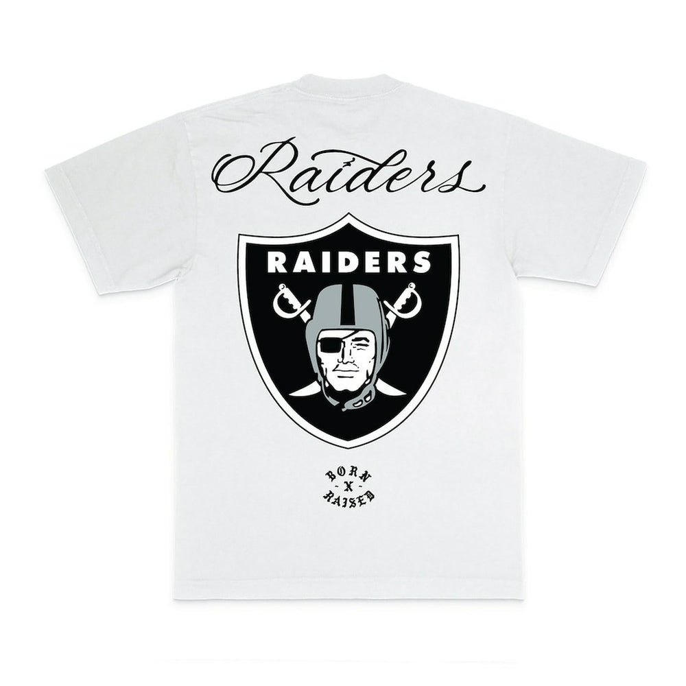 Las Vegas Raiders Born x Raised Unisex Fine Line T-Shirt - White T-shirts