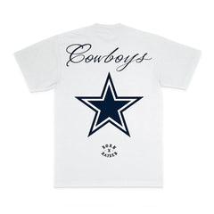 Dallas Cowboys Born x Raised Unisex Fine Line T-Shirt - White T-shirts