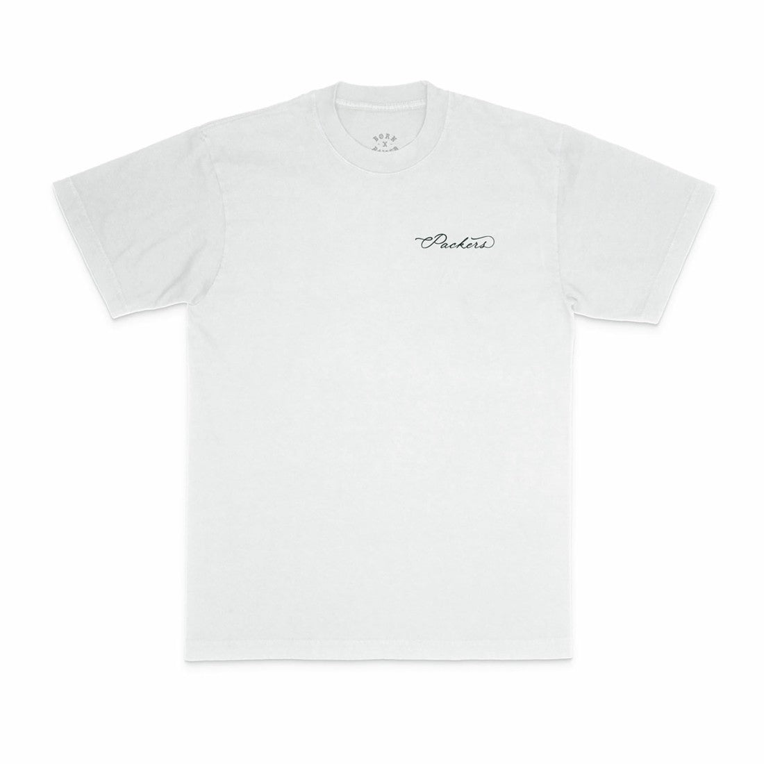 Green Bay Packers Born x Raised Unisex Fine Line T-Shirt - White T-shirts