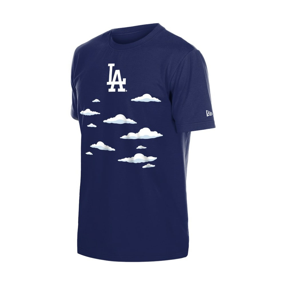 Los Angeles Dodgers New Era MLB x Simpsons 2026 Collab Clouds T-Shirt - Royal T-shirts