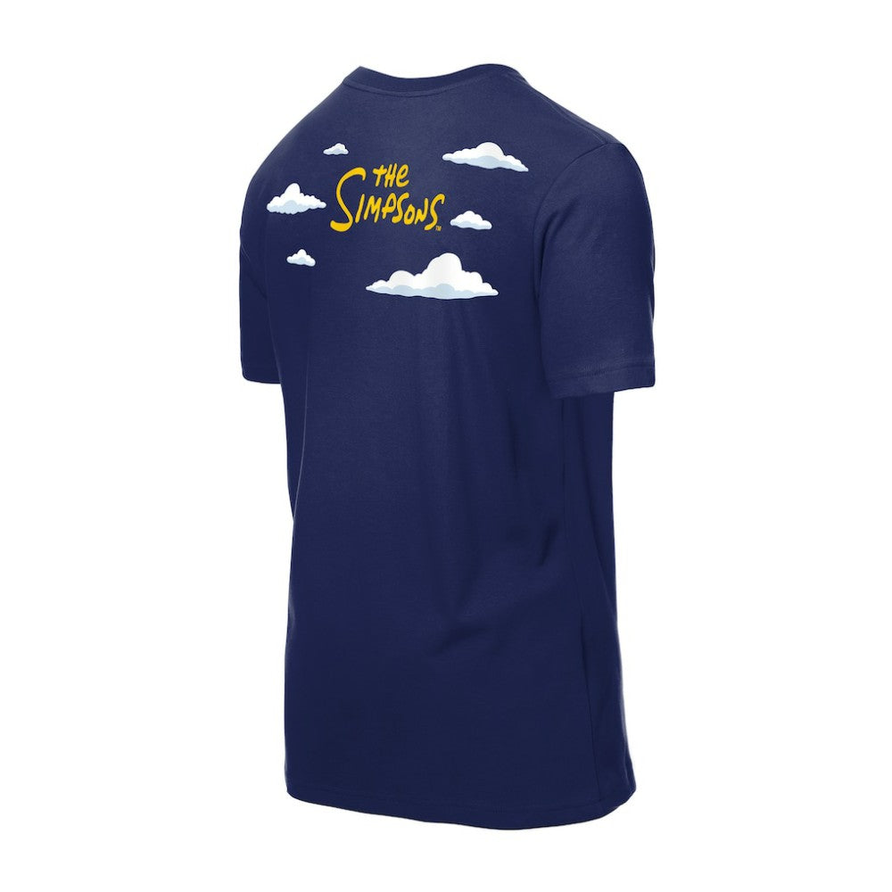 Los Angeles Dodgers New Era MLB x Simpsons 2026 Collab Clouds T-Shirt - Royal T-shirts