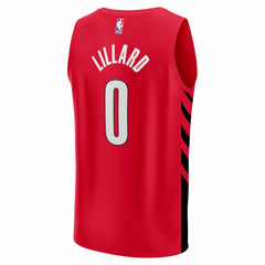 Damian Lillard Portland Trail Blazers Fast Break Replica Jersey Red Statement Edition - Fanatics
