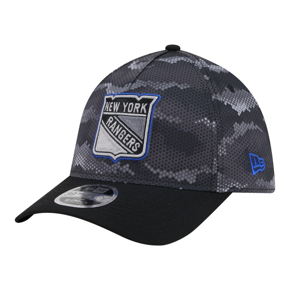 New York Rangers New Era Zero Dark 39THIRTY Flex Hat - Black | US 203577222