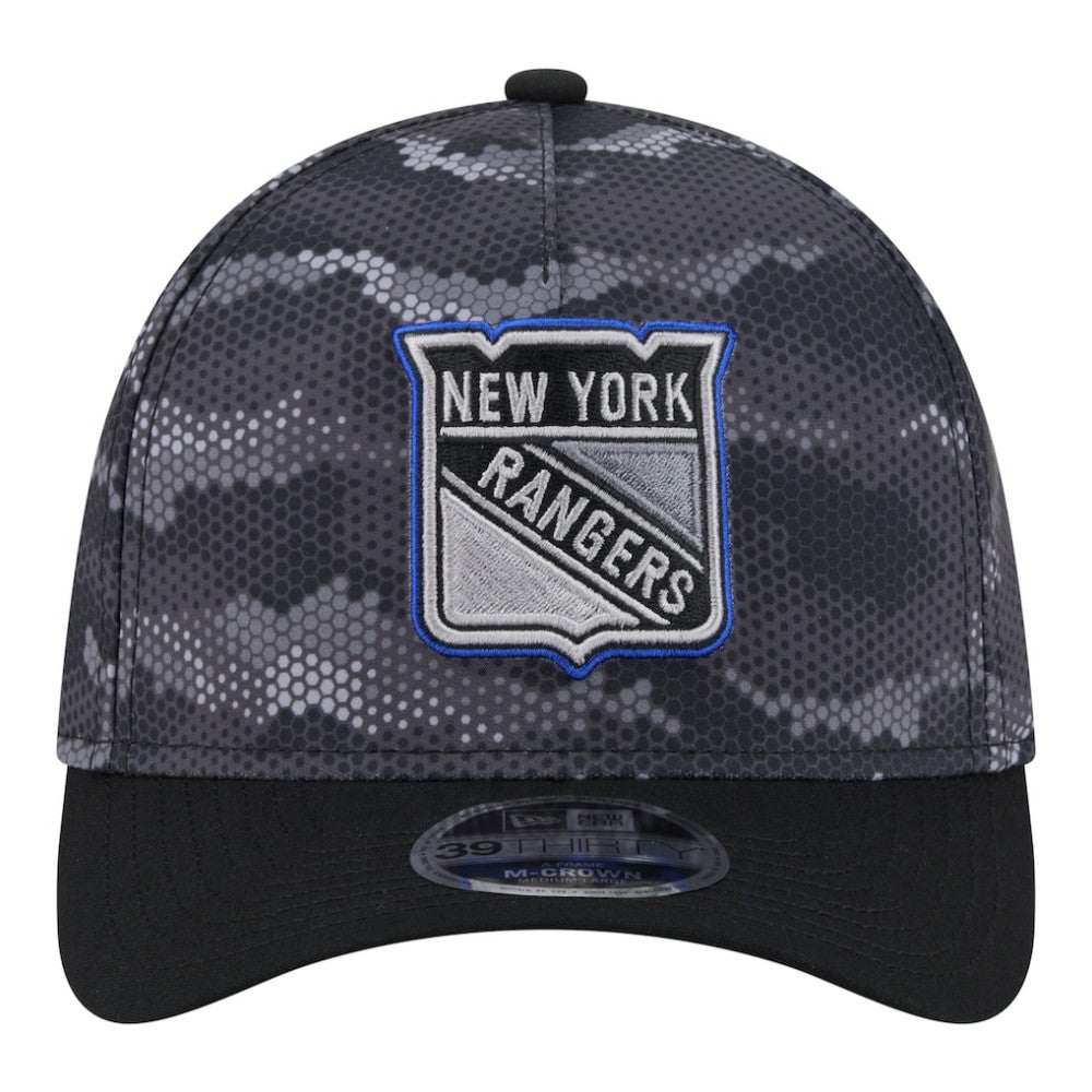 New York Rangers New Era Zero Dark 39THIRTY Flex Hat - Black | US 203577222