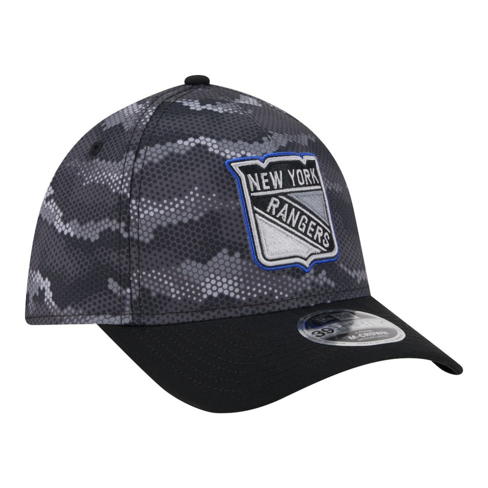 New York Rangers New Era Zero Dark 39THIRTY Flex Hat - Black | US 203577222