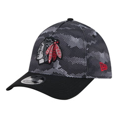 Chicago Blackhawks New Era Zero Dark 39THIRTY Flex Hat - Black | US 203577223
