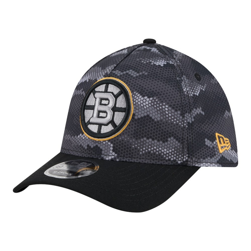 Boston Bruins New Era Zero Dark 39THIRTY Flex Hat - Black | US 203577224