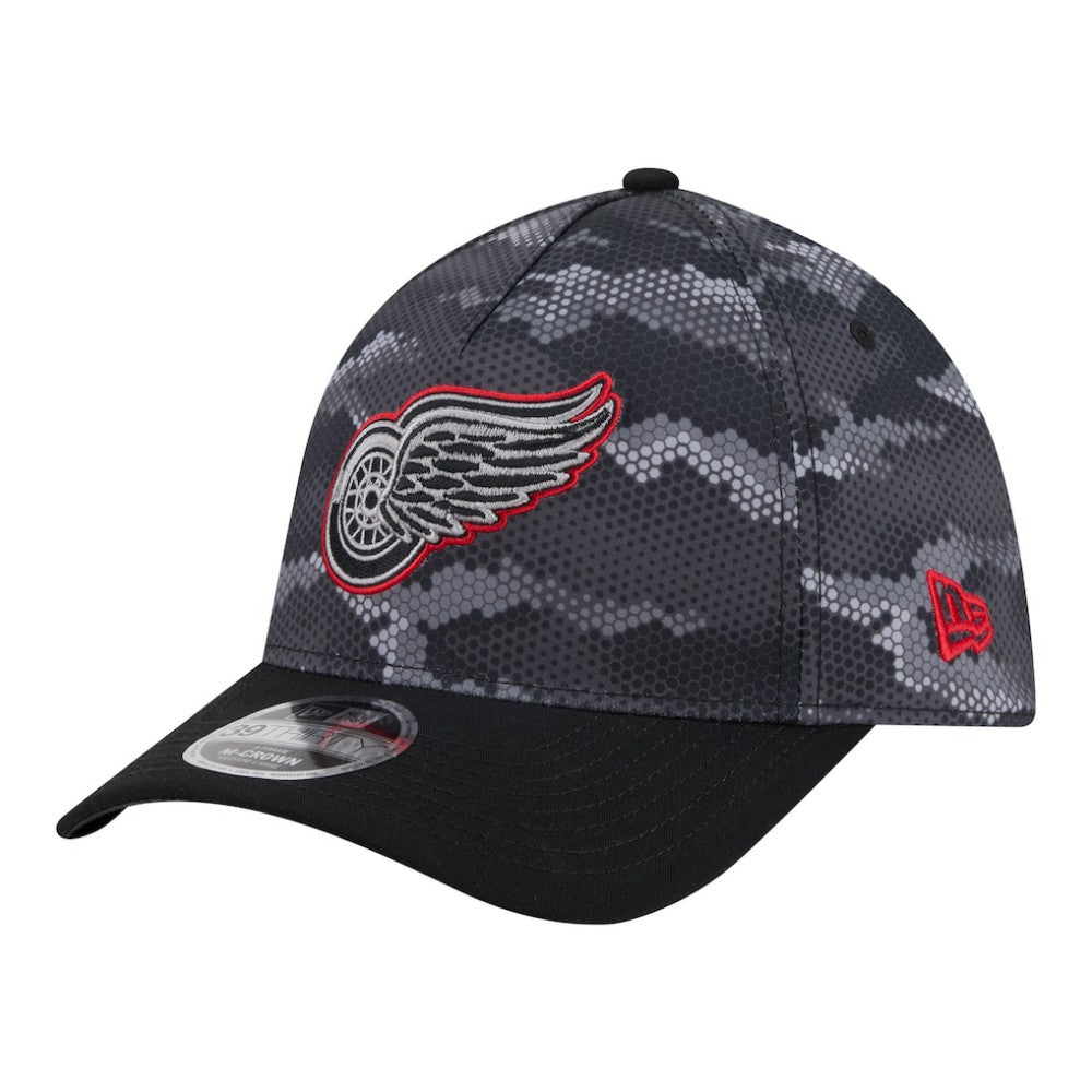 Detroit Red Wings New Era Zero Dark 39THIRTY Flex Hat - Black | US 203577225