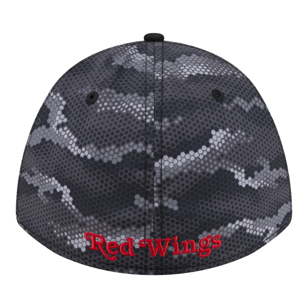 Detroit Red Wings New Era Zero Dark 39THIRTY Flex Hat - Black | US 203577225