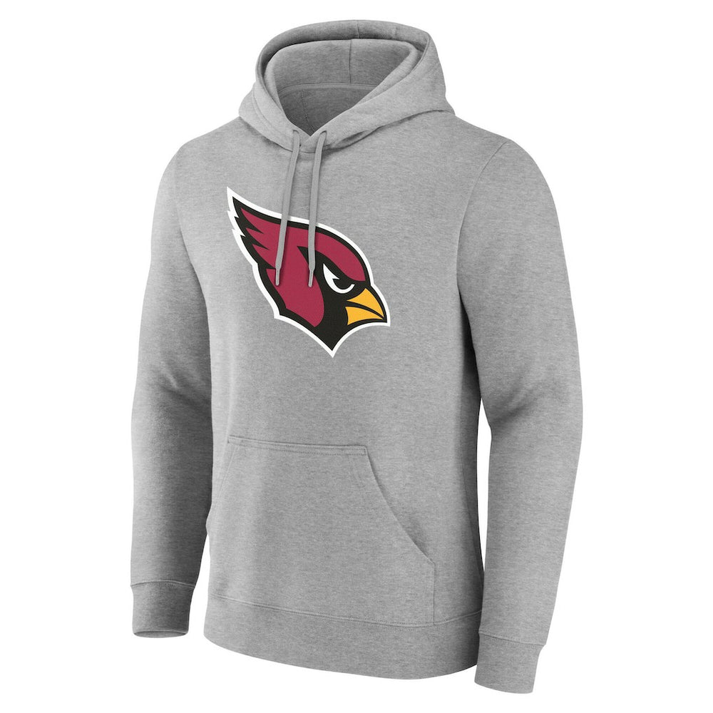 Arizona Cardinals Team Authentic Personalized Name & Number Hoodie - Gray Hoodies