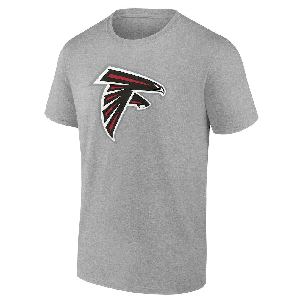 Atlanta Falcons Team Authentic Personalized Name & Number T-Shirt - Gray T-shirts