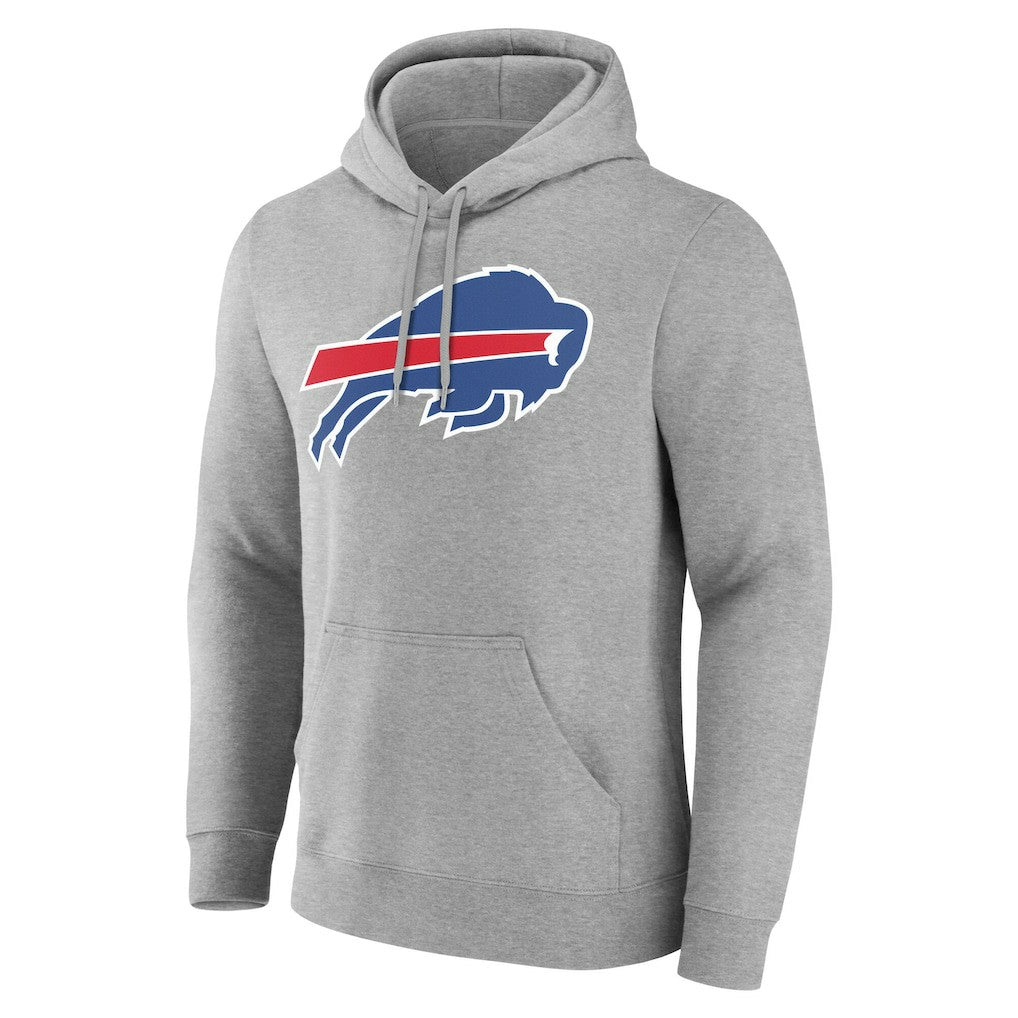 Buffalo Bills Team Authentic Personalized Name & Number Hoodie - Gray Hoodies