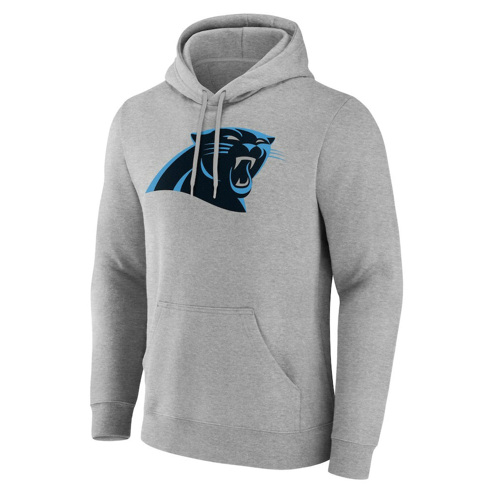 Carolina Panthers Team Authentic Personalized Name & Number Hoodie - Gray Hoodies