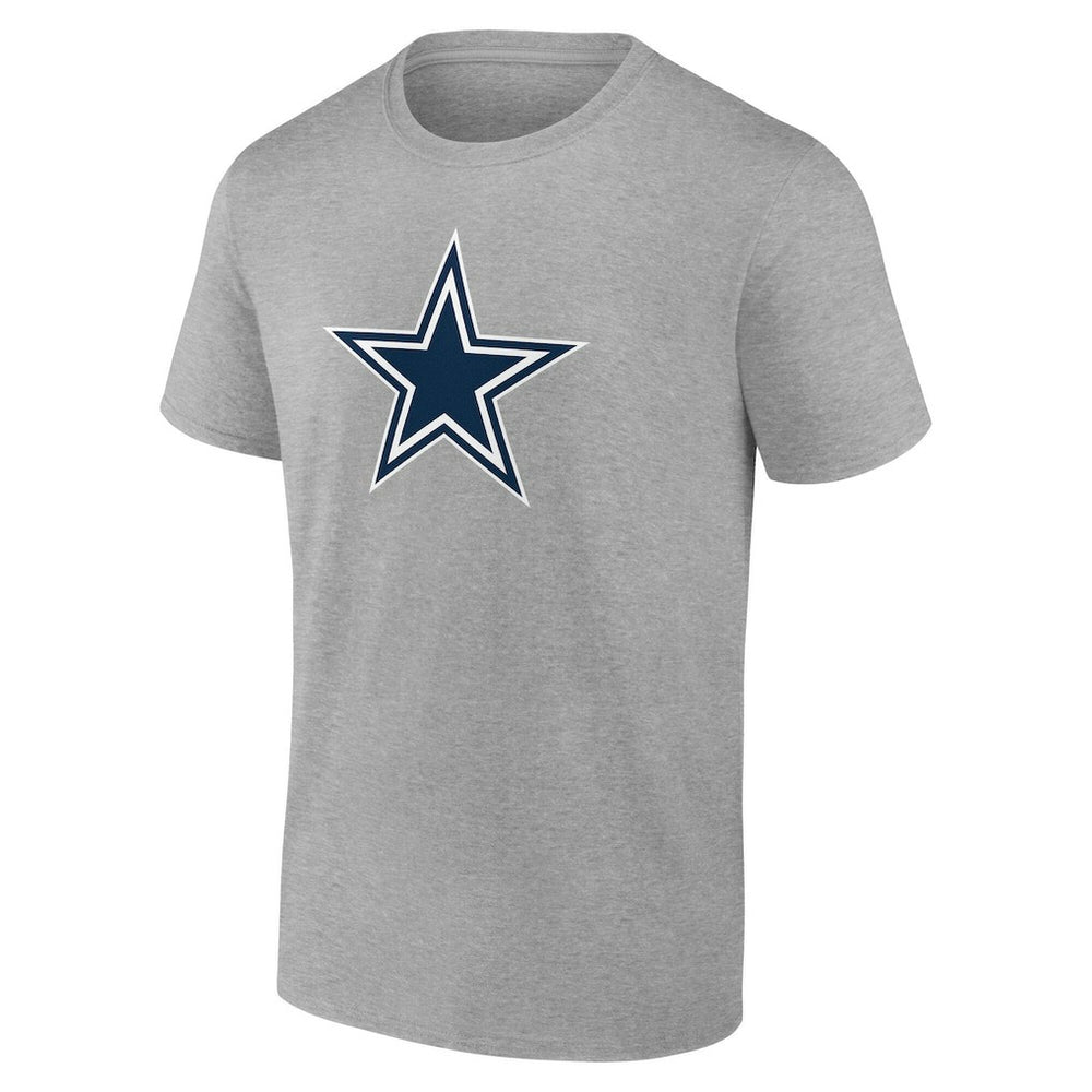 Dallas Cowboys Team Authentic Personalized Name & Number T-Shirt - Gray T-shirts