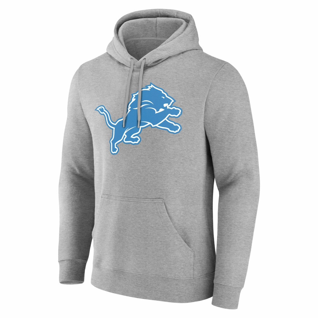 Detroit Lions Team Authentic Personalized Name & Number Hoodie - Gray Hoodies