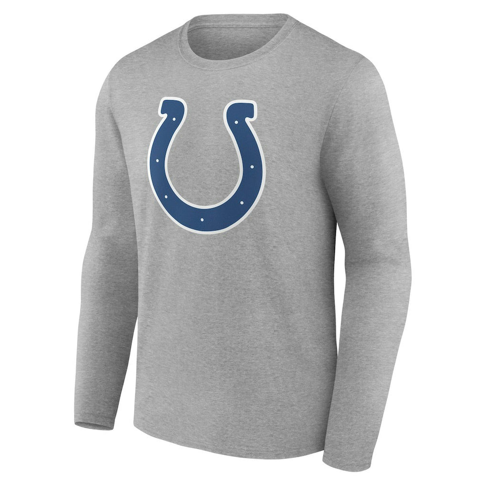Indianapolis Colts Team Authentic Personalized Name & Number Long Sleeve T-Shirt - Gray T-shirts