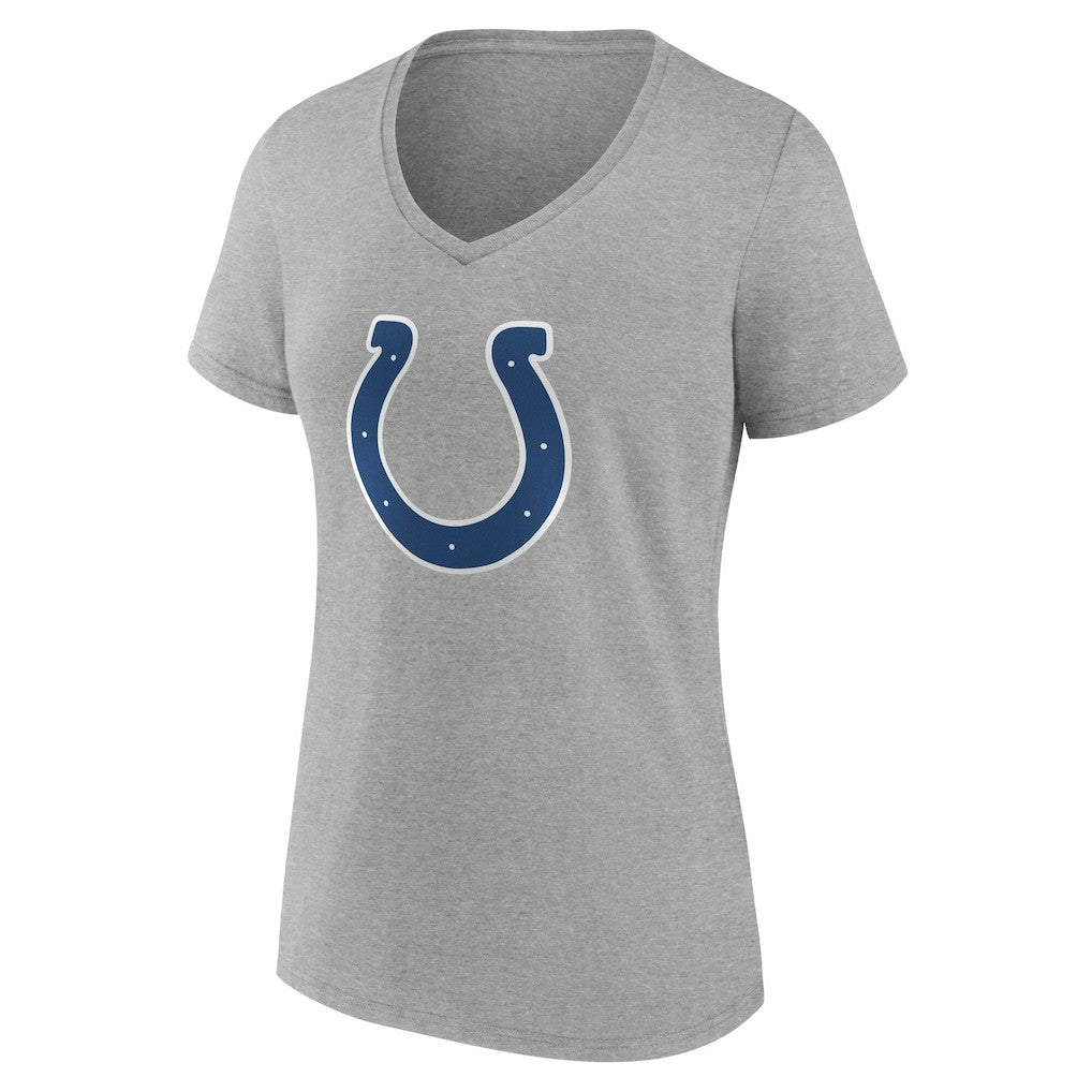Indianapolis Colts Women's Team Authentic Personalized Name & Number V-Neck T-Shirt - Gray T-shirts
