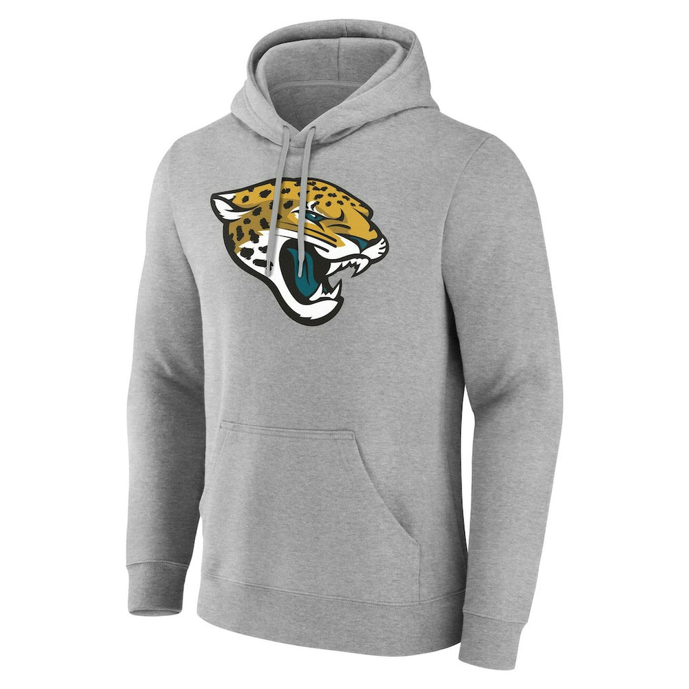 Jacksonville Jaguars Team Authentic Personalized Name & Number Hoodie - Gray Hoodies