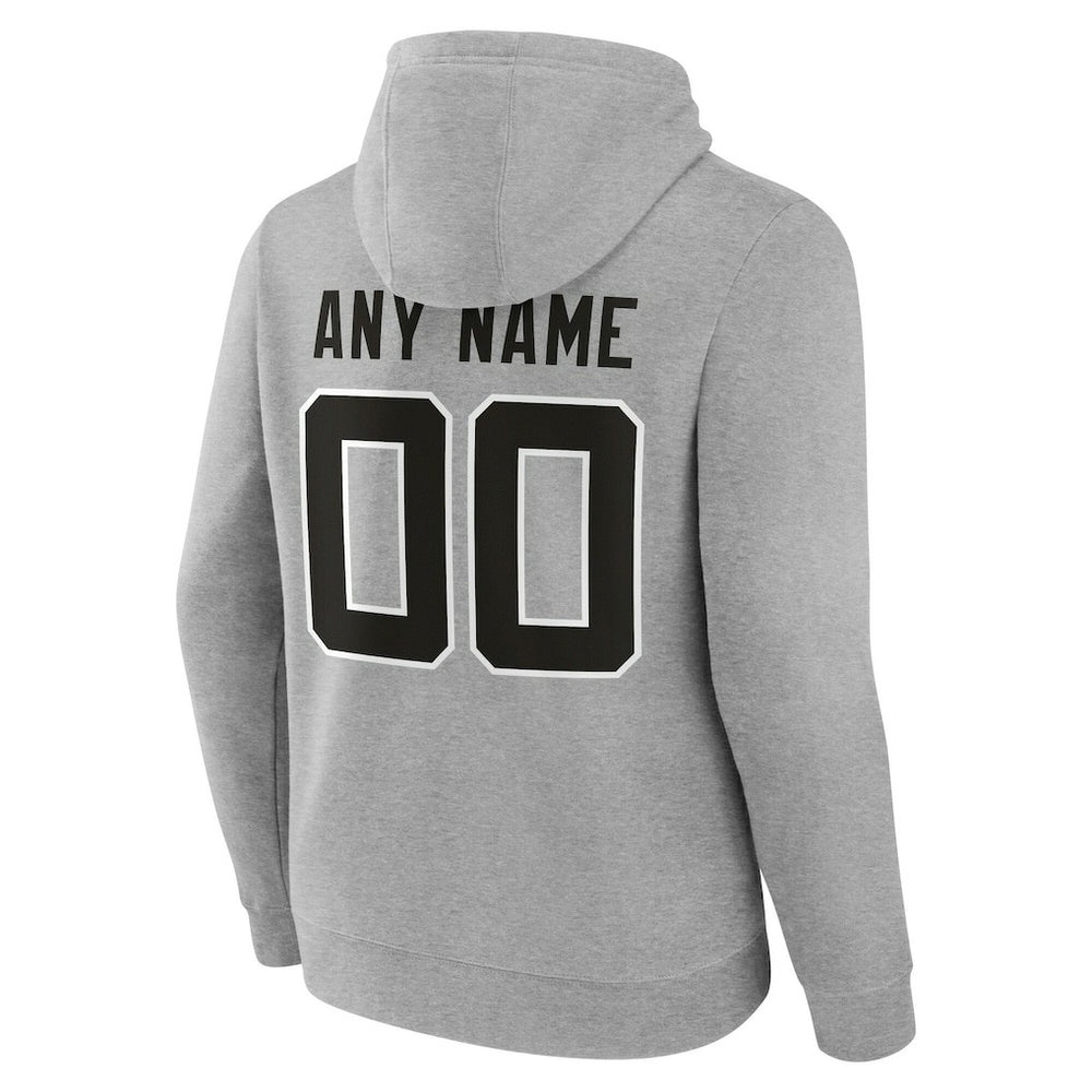 Jacksonville Jaguars Team Authentic Personalized Name & Number Hoodie - Gray Hoodies