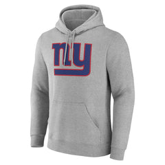 New York Giants Team Authentic Personalized Name & Number Hoodie - Gray Hoodies