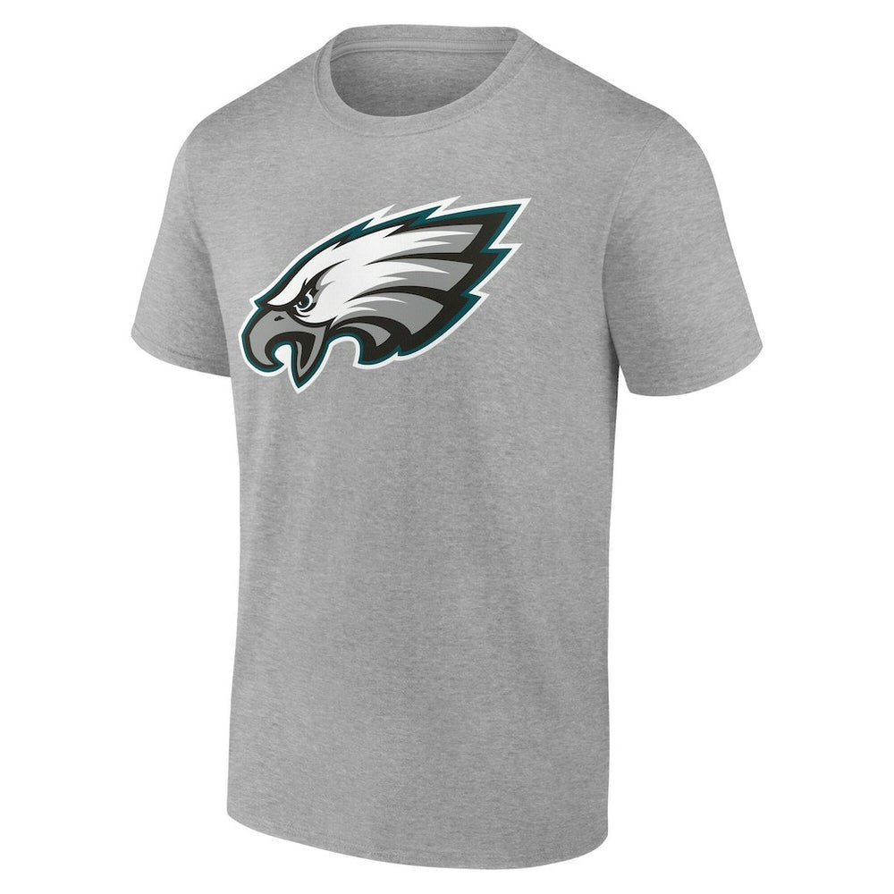 Philadelphia Eagles Team Authentic Personalized Name & Number T-Shirt - Gray T-shirts