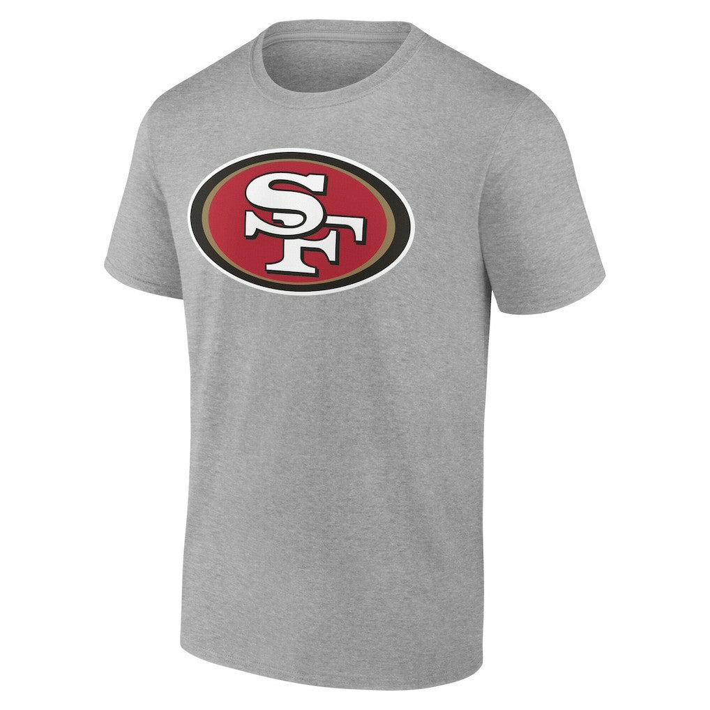 San Francisco 49ers Team Authentic Personalized Name & Number T-Shirt - Gray T-shirts