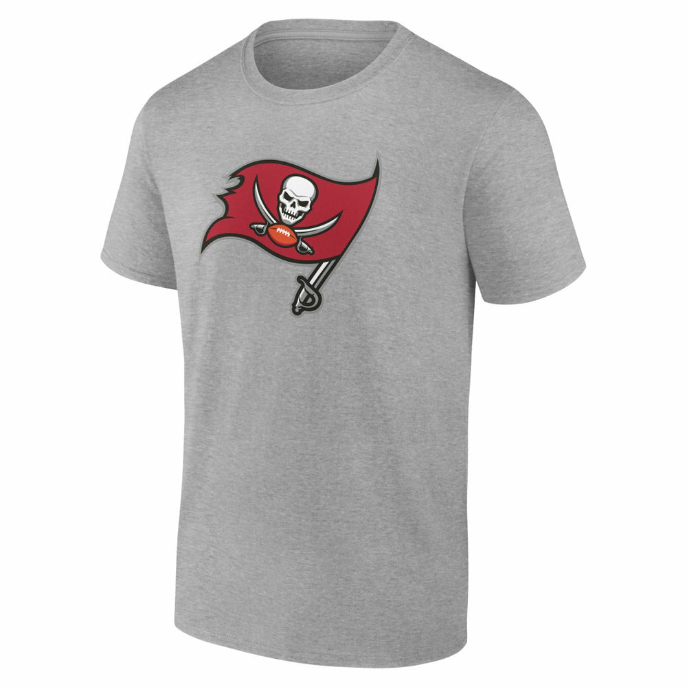 Tampa Bay Buccaneers Team Authentic Personalized Name & Number T-Shirt - Gray T-shirts