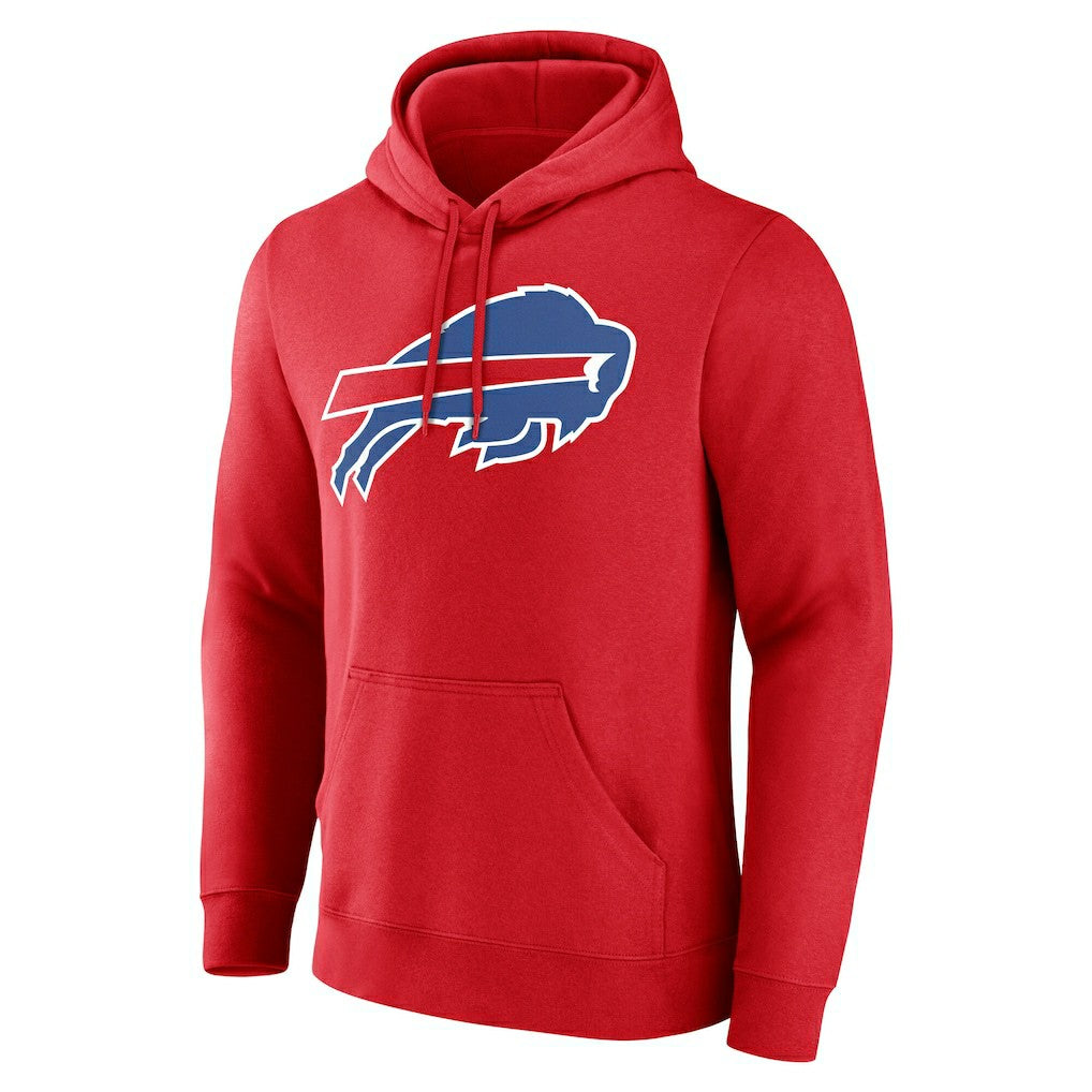 Buffalo Bills Team Authentic Personalized Name & Number Hoodie - Red Hoodies