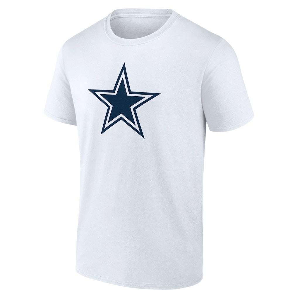 Dallas Cowboys Team Authentic Personalized Name & Number T-Shirt - White T-shirts