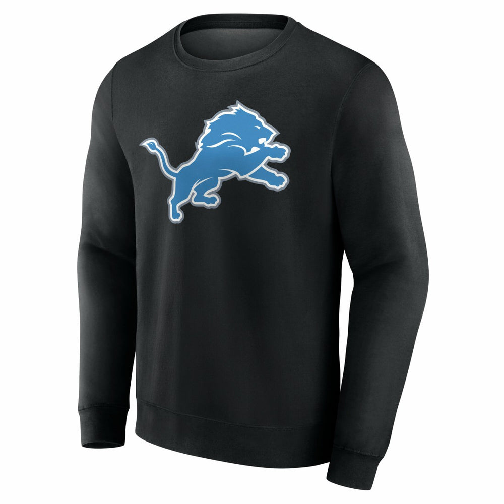 Detroit Lions Team Authentic Personalized Name & Number Sweatshirt - Black Sweatshirts