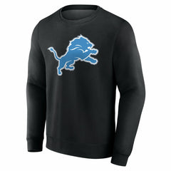 Detroit Lions Team Authentic Personalized Name & Number Sweatshirt - Black Sweatshirts