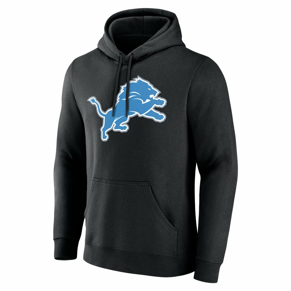 Detroit Lions Team Authentic Personalized Name & Number Hoodie - Black Hoodies