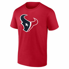 Houston Texans Team Authentic Personalized Name & Number T-Shirt - Red T-shirts