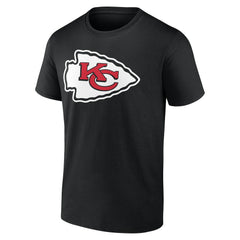 Kansas City Chiefs Team Authentic Personalized Name & Number T-Shirt - Black T-shirts